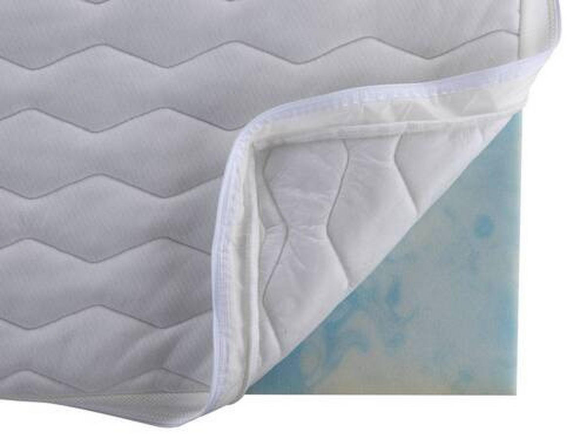 TOPPER 180/200 cm Höhe ca.  - Weiß, Basics, Textil (180/200cm) - MID.YOU