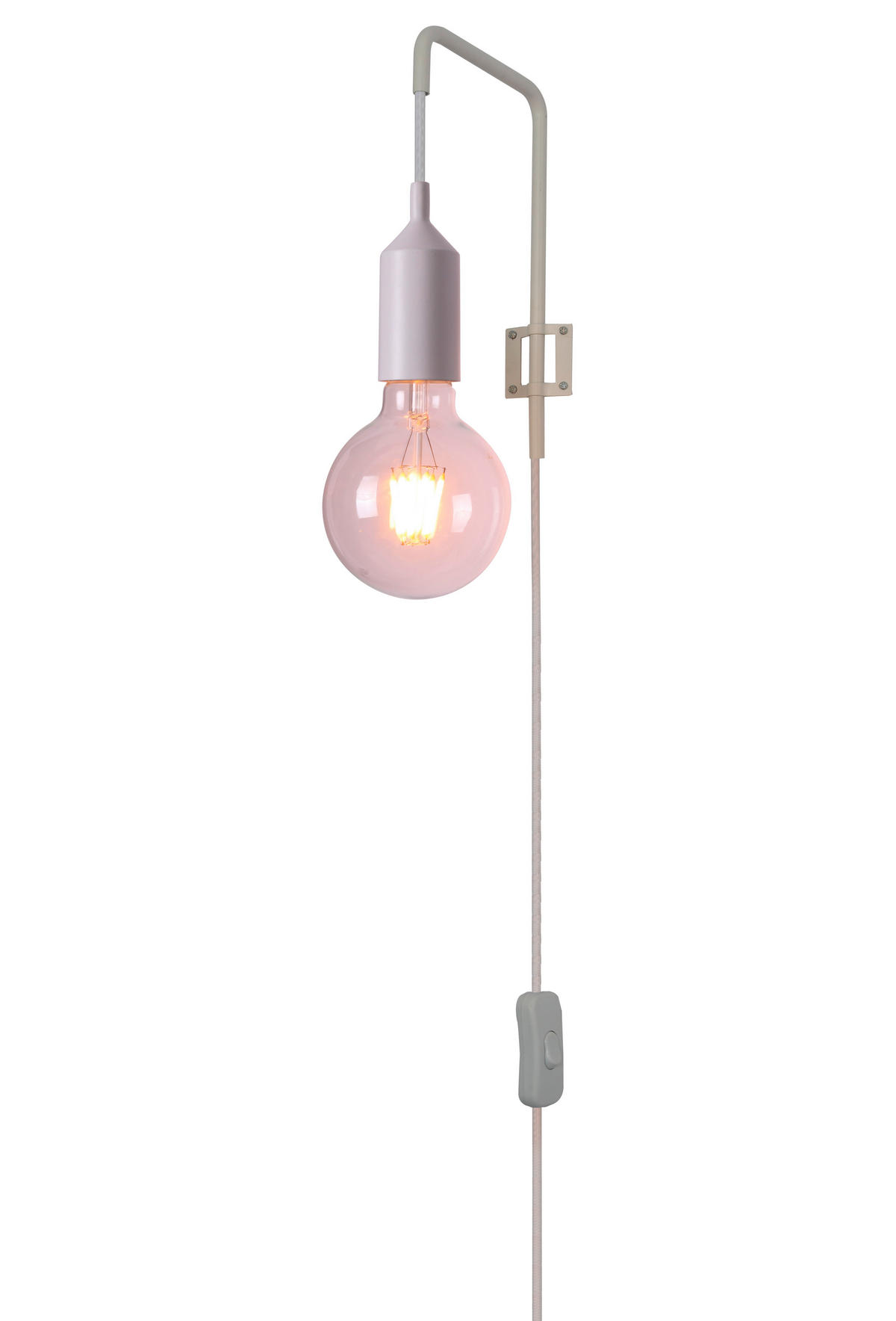 WANDLEUCHTE 4,5/16/25 cm   - Weiß, Basics, Metall (4,5/16/25cm)