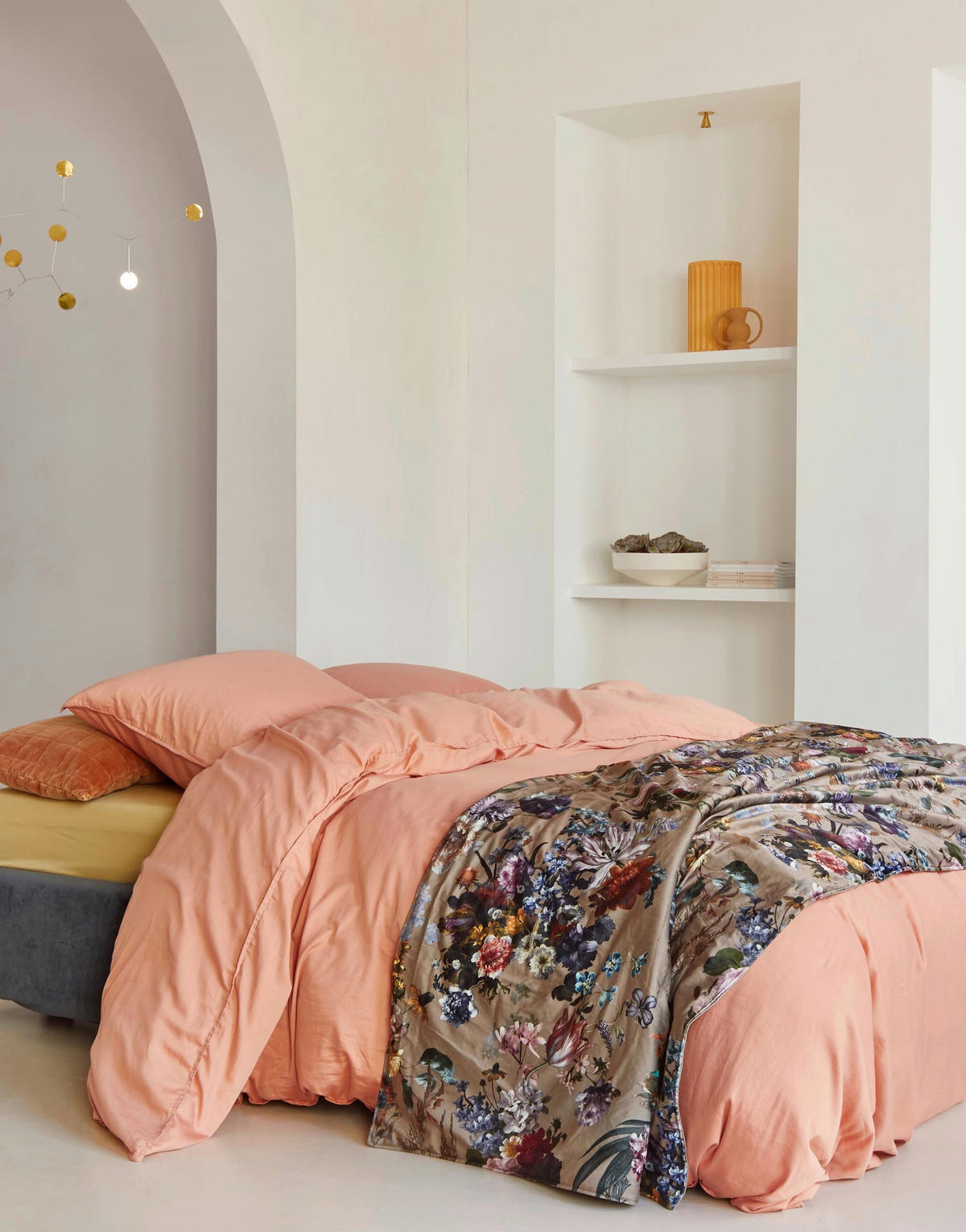 BETTWÄSCHE MINTE Satin 135/200 cm  - Terracotta, Basics, Textil (135/200cm) - Essenza