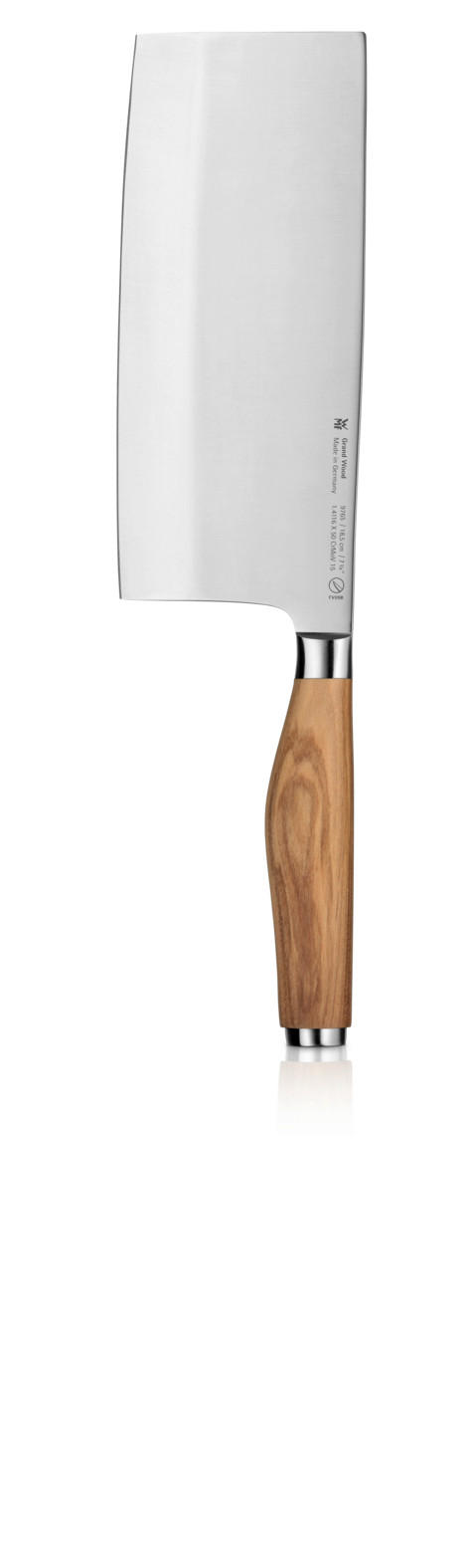 NOŽ ŠEFA KUHINJE  Grand Wood        18.5 cm    oplemenjeni čelik - boje oplemenjenog čelika/smeđa, Basics, drvo/metal (18.5cm) - WMF