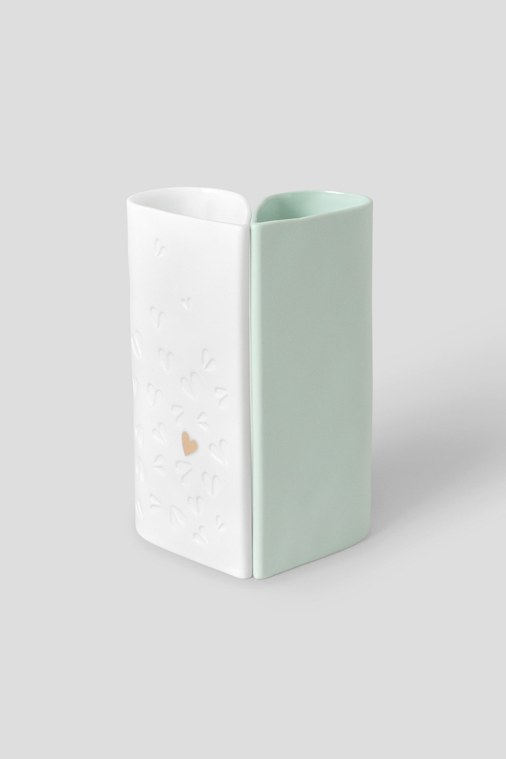 VASE  - Weiss, Basics, Keramik (7,5/4,5/13cm) - Räder