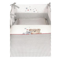 SET ZA OTROŠKO POSTELJICO      100/135 cm        siva  - siva, Basics, tekstil (100/135cm) - Sonne