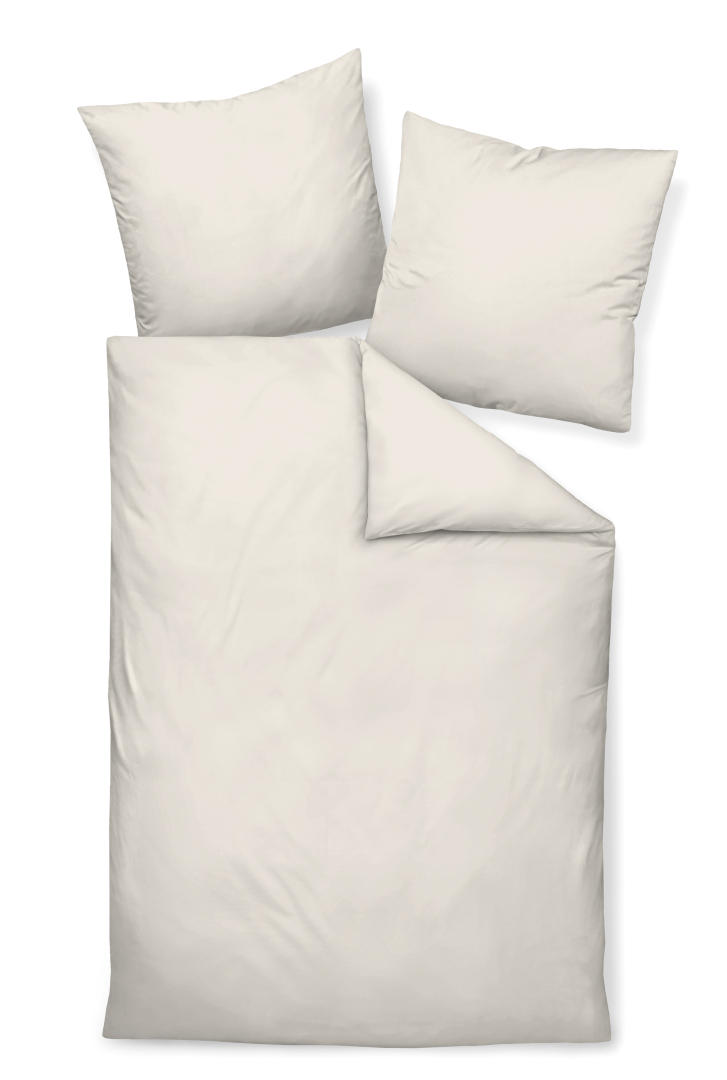 BETTWÄSCHE Giacomo Makosatin 135/200 cm  - Champagner, Basics, Textil (135/200cm) - Janine