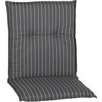 SADA VANKÚŠOV PRE STOLIČKU 4ks, 100/50/6 cm - sivá/biela, Basics, textil (100/50/6cm) - Gardenson