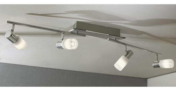 STRAHLER 93/8/5 cm - Chromfarben/Alufarben, KONVENTIONELL, Glas/Metall (93/8/5cm) - Novel