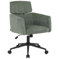 VRTLJIVI STOL les, kovina, umetna masa, tekstil zelena  - črna/zelena, Moderno, kovina/umetna masa (62/92/100/63cm) - MID.YOU