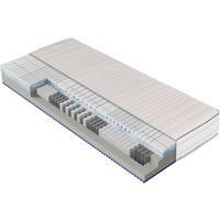 TASCHENFEDERKERNMATRATZE Dream Deluxe 3D Plus 90/200 cm Höhe ca. 25 cm  - Weiss, Basics (90/200cm) - Dieter Knoll