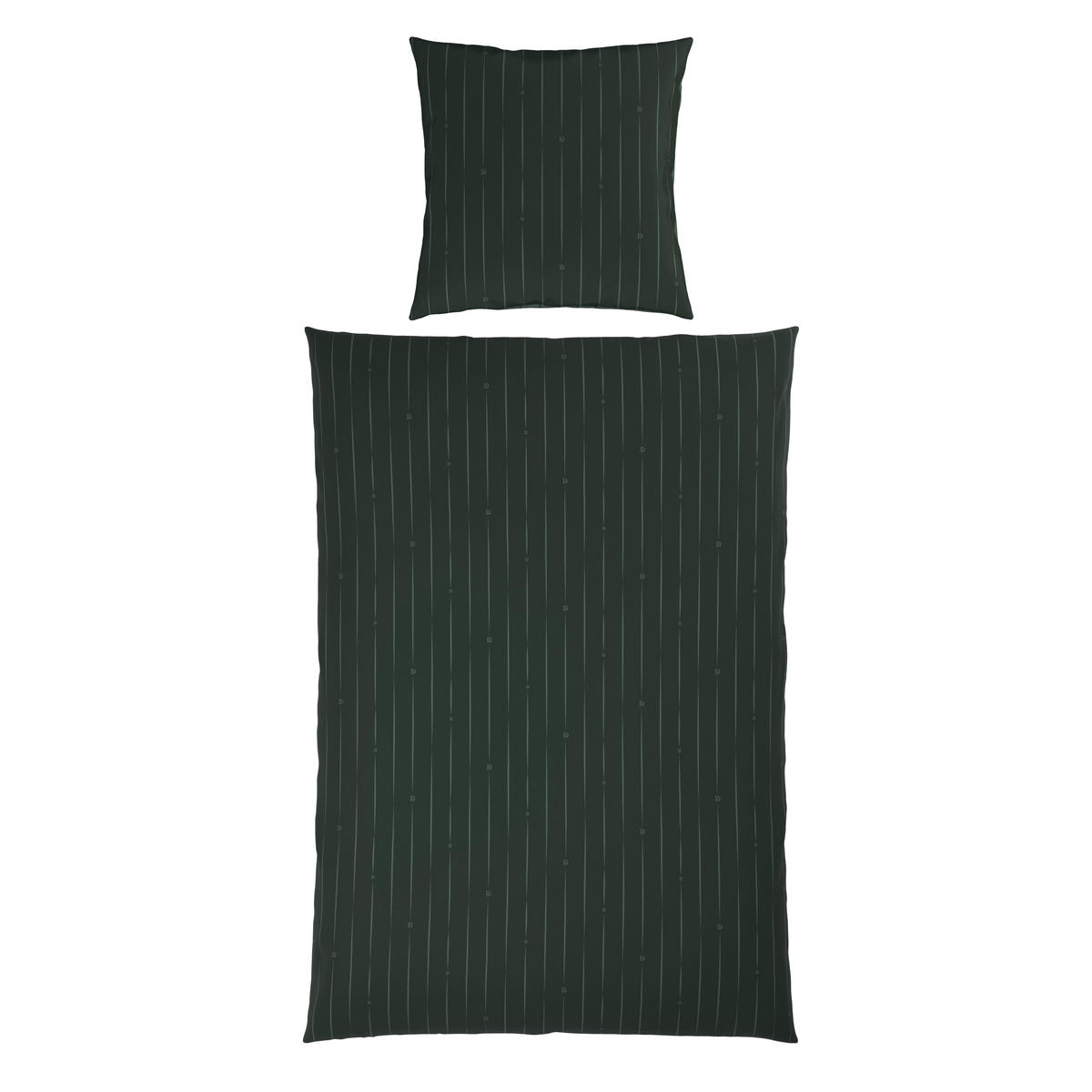 WENDEBETTWÄSCHE STRIPES DK Satin 135/200 cm  - Grün, Design, Textil (135/200cm) - Dieter Knoll