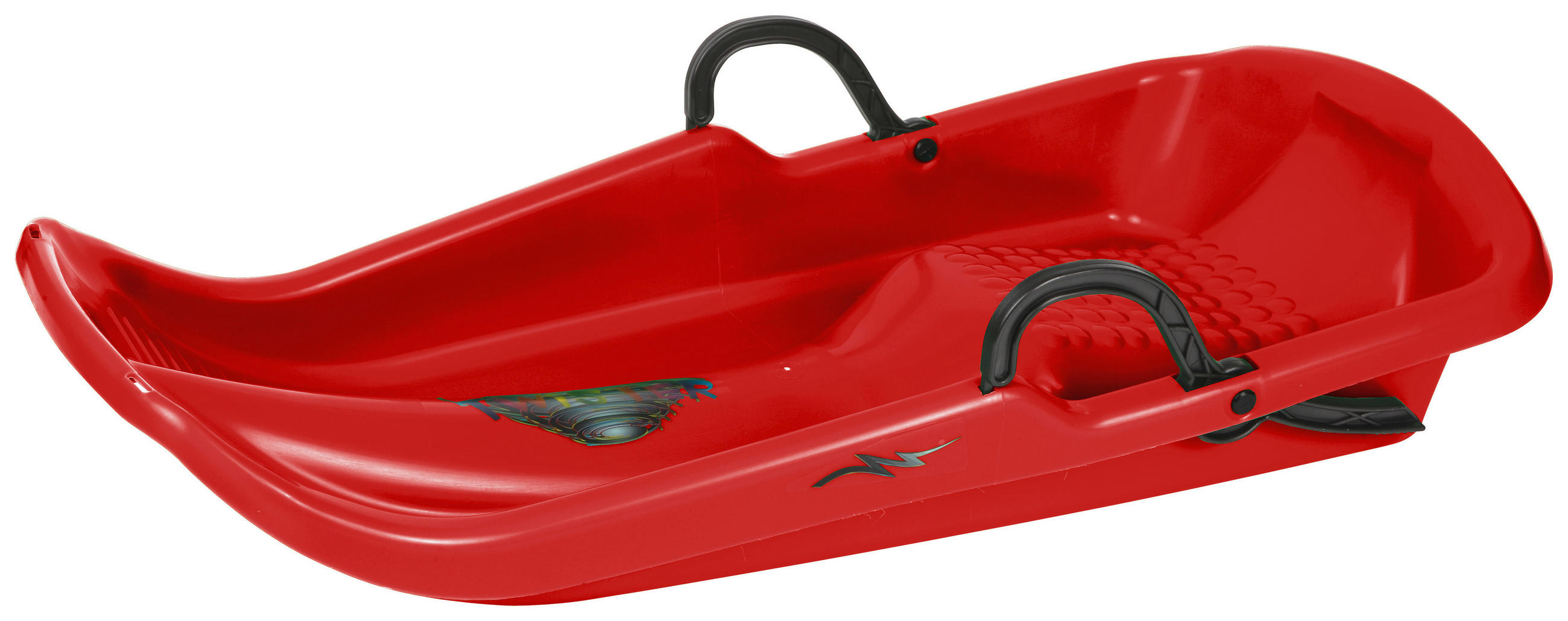 Bob Red Thunder Inkl. Zugseil Und Bremssystem Rot