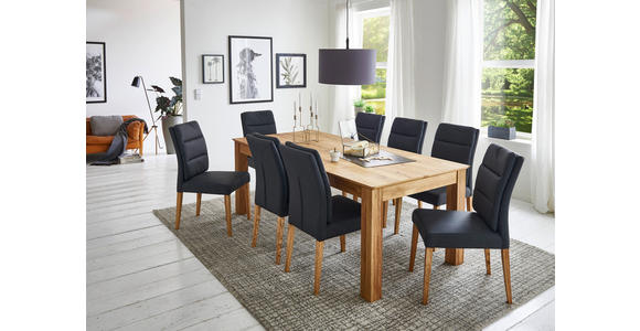 ESSTISCH Eichefarben rechteckig ausziehbar - Eichefarben, KONVENTIONELL, Holz (160-260/100/76cm) - Linea Natura