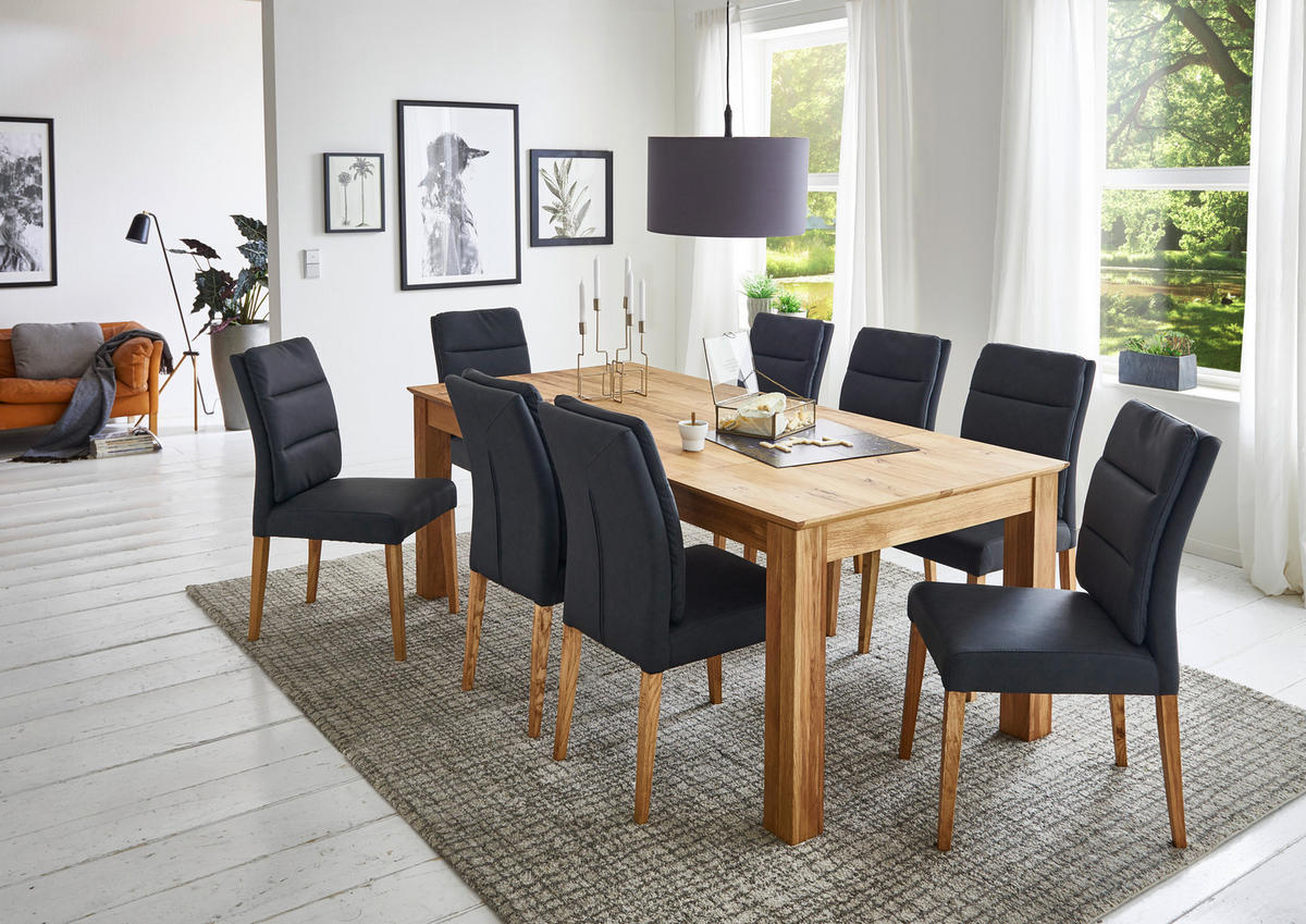 ESSTISCH Eichefarben rechteckig  ausziehbar  - Eichefarben, KONVENTIONELL, Holz (160-260/100/76cm) - Linea Natura