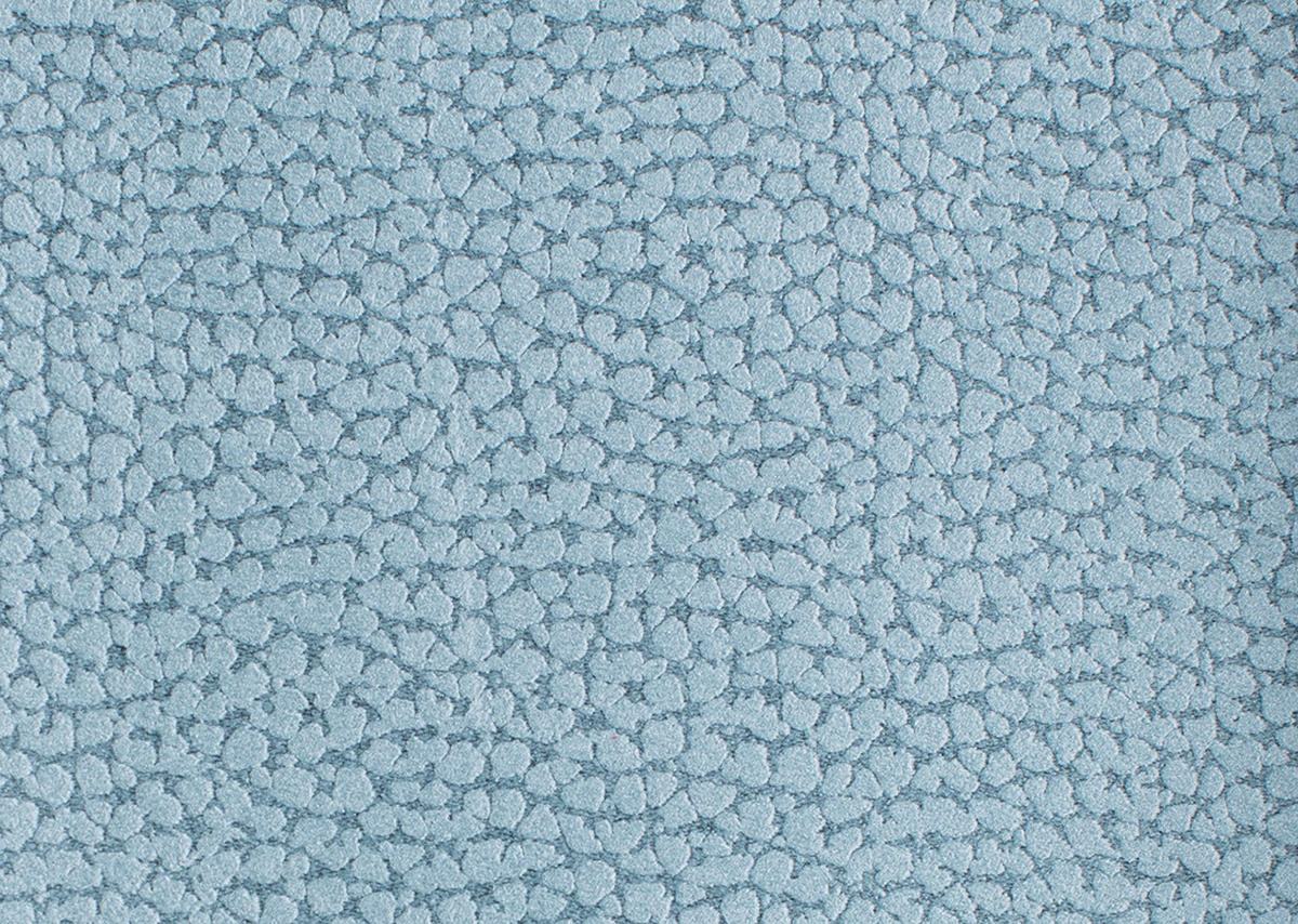 ECKSOFA  in Flachgewebe Hellblau  309/195 cm  - Chromfarben/Hellblau, Design, Textil (309/195cm) - Beldomo Style