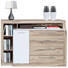 KOMODA SIDEBOARD - bílá/barvy dubu, Design, kompozitní dřevo/umělá hmota (161/107/43cm) - Carryhome KOMODA SIDEBOARD - bílá/barvy dubu, Design, kompozitní dřevo/umělá hmota (161/107/43cm) - Carryhome