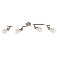 LED REFLEKTOR  - bijela/boje nikla, Basics, papir/metal (70/8/12cm)