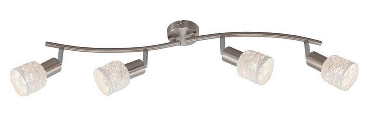 LED REFLEKTOR  - bijela/boje nikla, Basics, papir/metal (70/8/12cm)