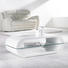 COUCHTISCH formgebogen Weiß - Weiß, Design, Glas (100/35,50/60cm) - XORA