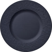 SPEISETELLER Manufacture Rock 27 cm  - Schwarz, Design, Keramik (27cm) - Villeroy & Boch