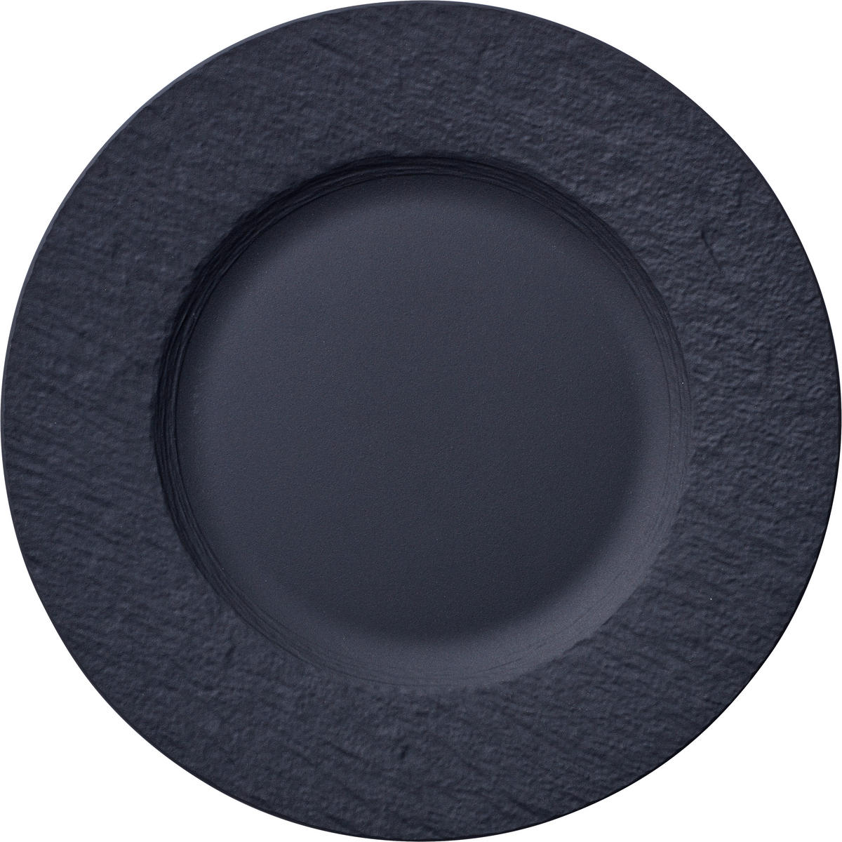 SPEISETELLER Manufacture Rock 27 cm  - Schwarz, Design, Keramik (27cm) - Villeroy & Boch