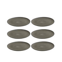 TELLERSET RAW 6-teilig  - Graubraun, Basics, Keramik (23cm) - Aida