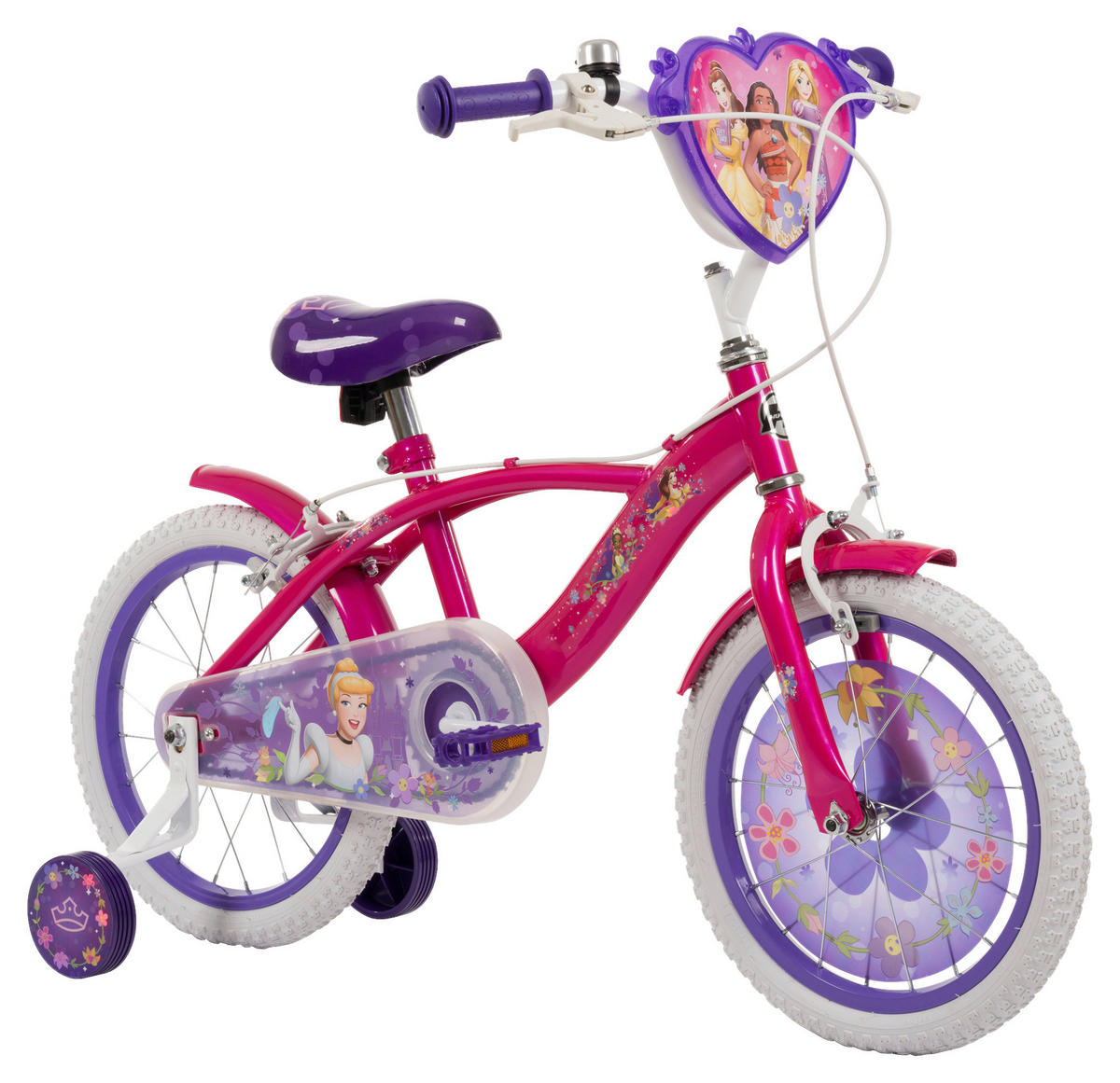 KINDERFAHRRAD 16 Zoll  - Pink, Basics, Metall (54/85/112cm)