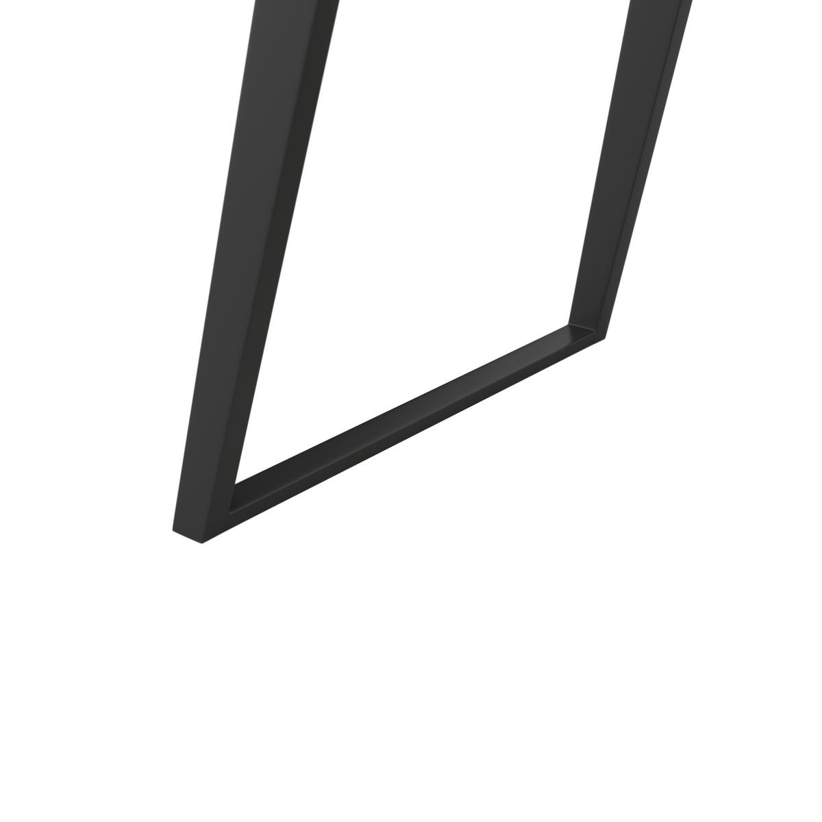 ZÁHRADNÝ STÔL, drevo, kov, 180/76/90 cm - čierna/farba akácie, Modern, kov/drevo (180/76/90cm) - Ambia Garden