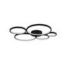 LED-DECKENLEUCHTE RONDO 59/53/5,5 cm   - Schwarz, Design, Metall (59/53/5,5cm) - Trio Leuchten