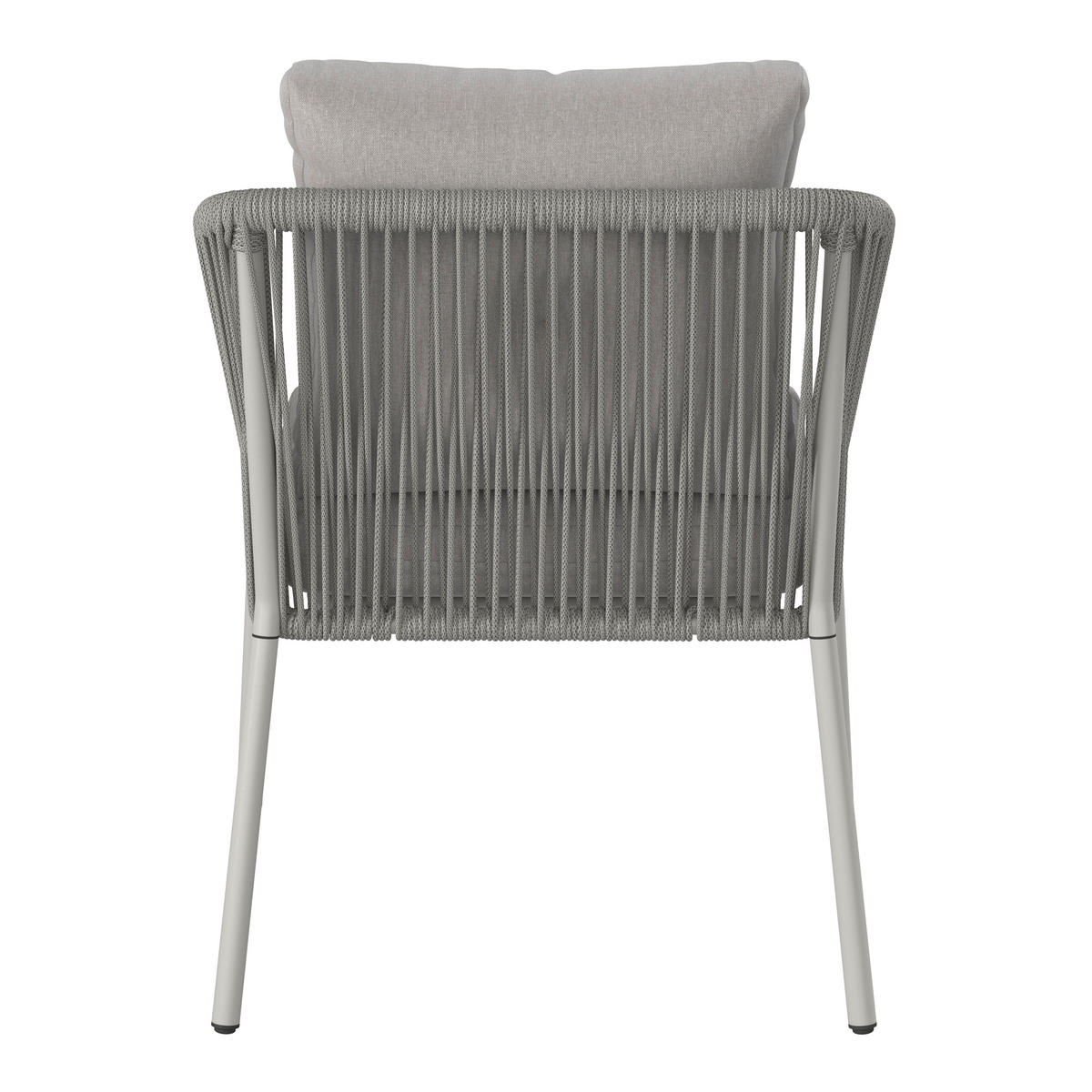 GARTENSET 4-teilig  - Dunkelgrau/Beige, MODERN, Textil/Metall - Ambia Garden