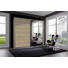 SCHWEBETÜRENSCHRANK in Weiß, Eichefarben - Eichefarben/Alufarben, Design, Holzwerkstoff (225/210/65cm) - Carryhome SCHWEBETÜRENSCHRANK in Weiß, Eichefarben - Eichefarben/Alufarben, Design, Holzwerkstoff (225/210/65cm) - Carryhome