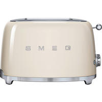 TOASTER 50´s Style  - Chromfarben/Creme, Basics, Metall (31/19,8/19,5cm) - SMEG