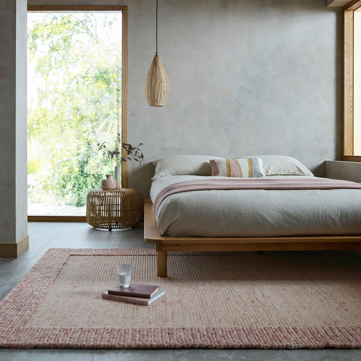 WOLLTEPPICH 160/230 cm Rue Flieder rechteckig  - Flieder, Basics, Textil (160/230cm) - Flair Rugs