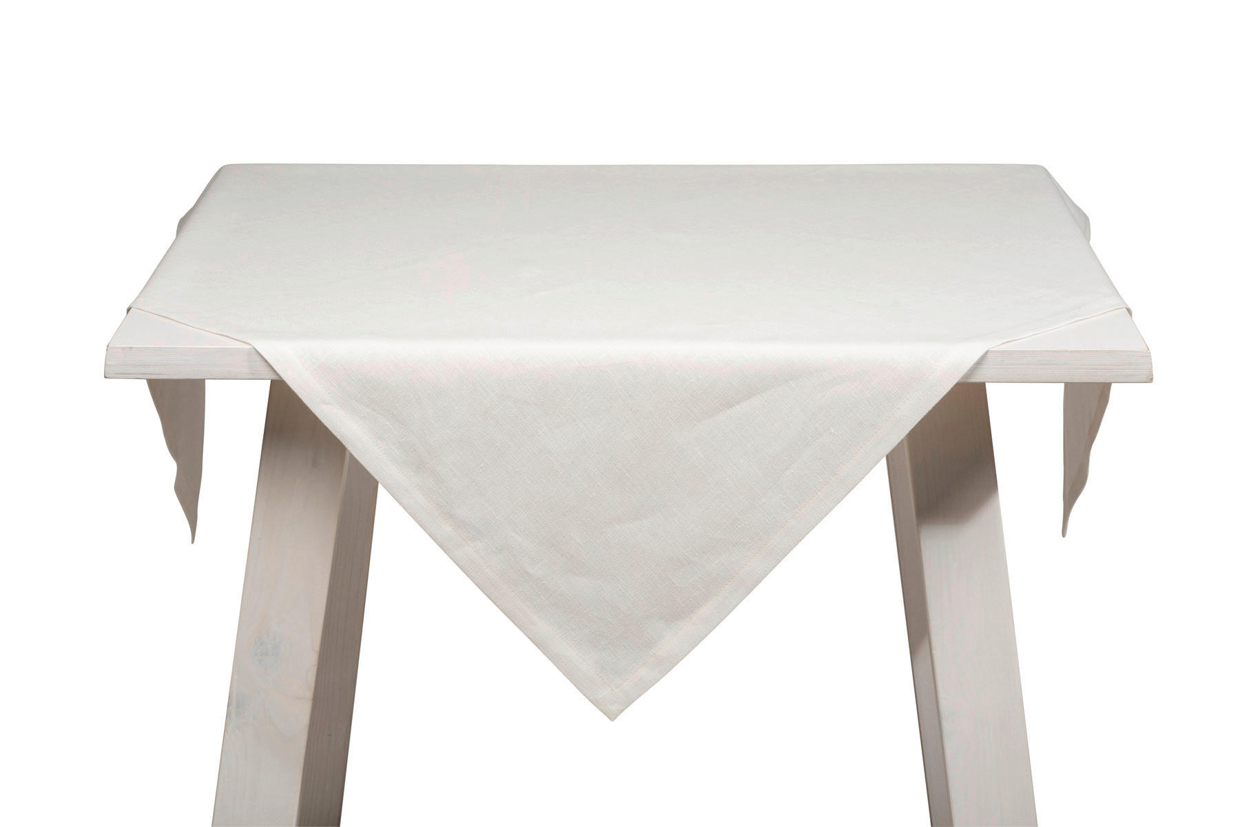 TISCHDECKE 100/100 cm - Weiß, Basics, Textil (100/100cm) - Pichler
