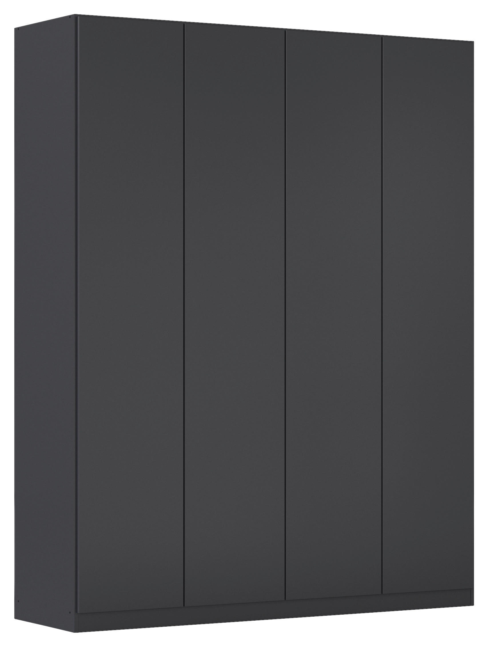 FALTTÜRENSCHRANK in Dunkelgrau  - Dunkelgrau, Holzwerkstoff (181/229/54cm) - Boxxx