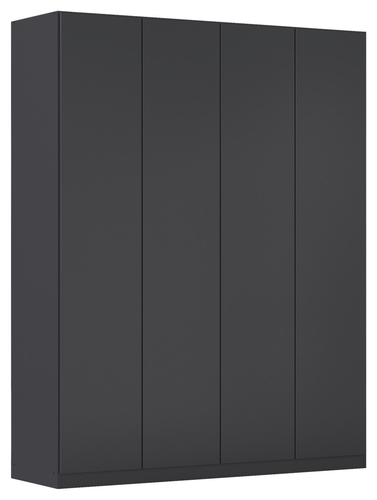 FALTTÜRENSCHRANK in Dunkelgrau  - Dunkelgrau, Holzwerkstoff (181/229/54cm) - Boxxx
