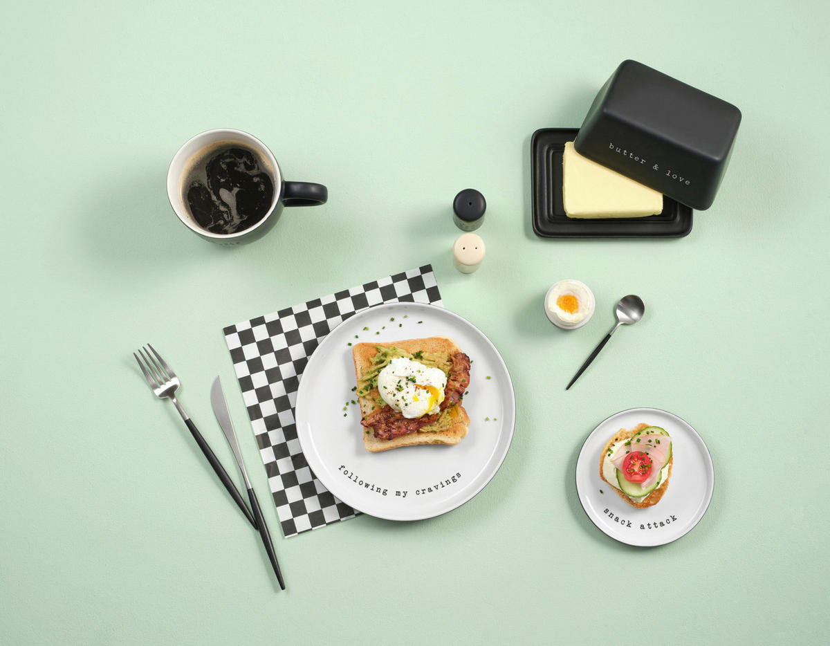 BECHER hey!    - Schwarz, Basics, Keramik (600ml) - ASA