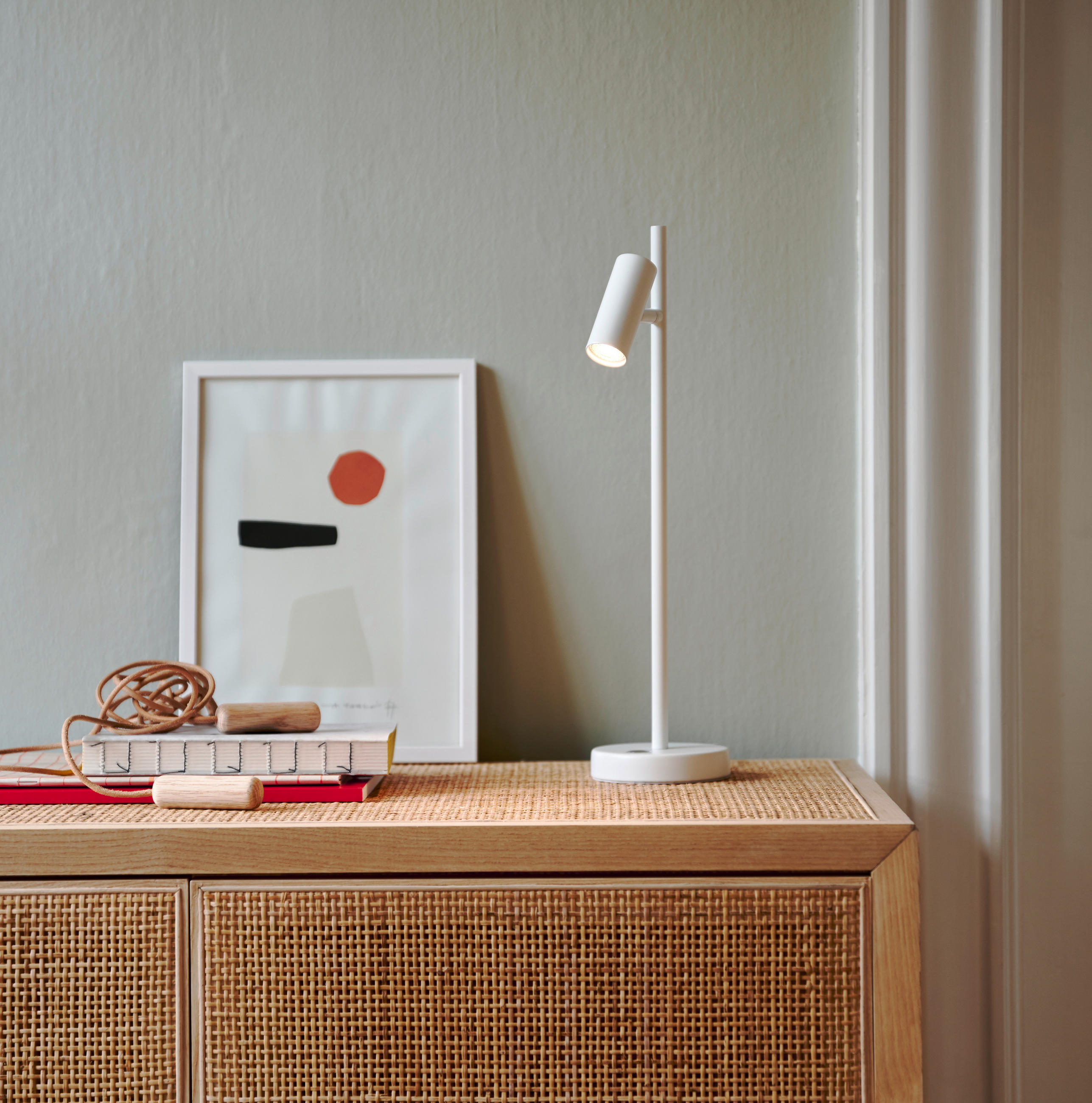TISCHLEUCHTE   - Weiß, Design, Metall (40cm) - Nordlux