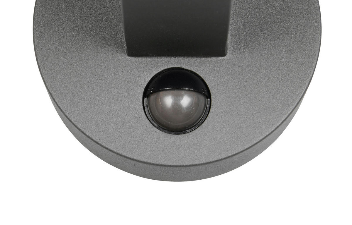 AUßENWANDLEUCHTE 16,5/22,5/22 cm   - Anthrazit/Weiß, Design, Kunststoff/Metall (16,5/22,5/22cm)