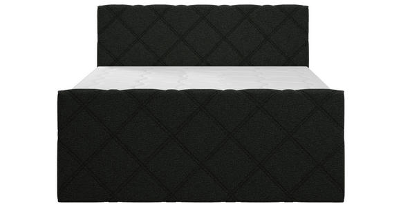 BOXSPRINGBETT 180/200 cm  in Dunkelgrau  - Dunkelgrau, KONVENTIONELL, Textil (180/200cm) - Esposa