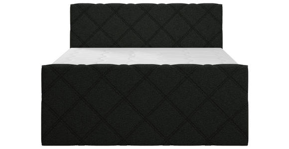 BOXSPRINGBETT 160/200 cm  in Schwarz  - Schwarz, KONVENTIONELL, Textil (160/200cm) - Esposa