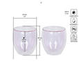 KAFFEEGLAS - Rosa, KONVENTIONELL, Glas (8,8/8,9cm) - Novel