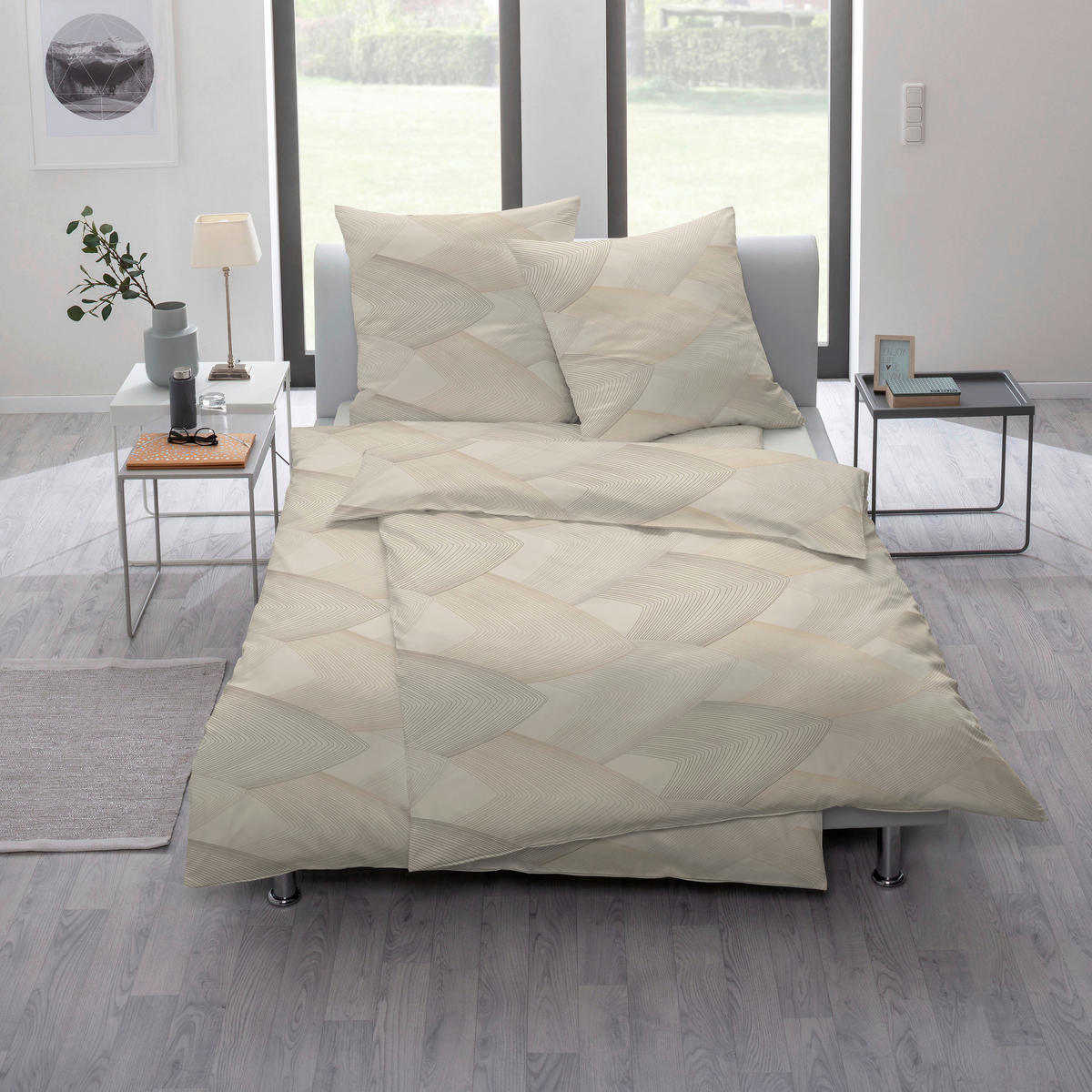 POVLEČENÍ, interlock jersey, přírodní barvy, 140/200 cm - přírodní barvy, Basics, textil (140/200cm) - Estella
