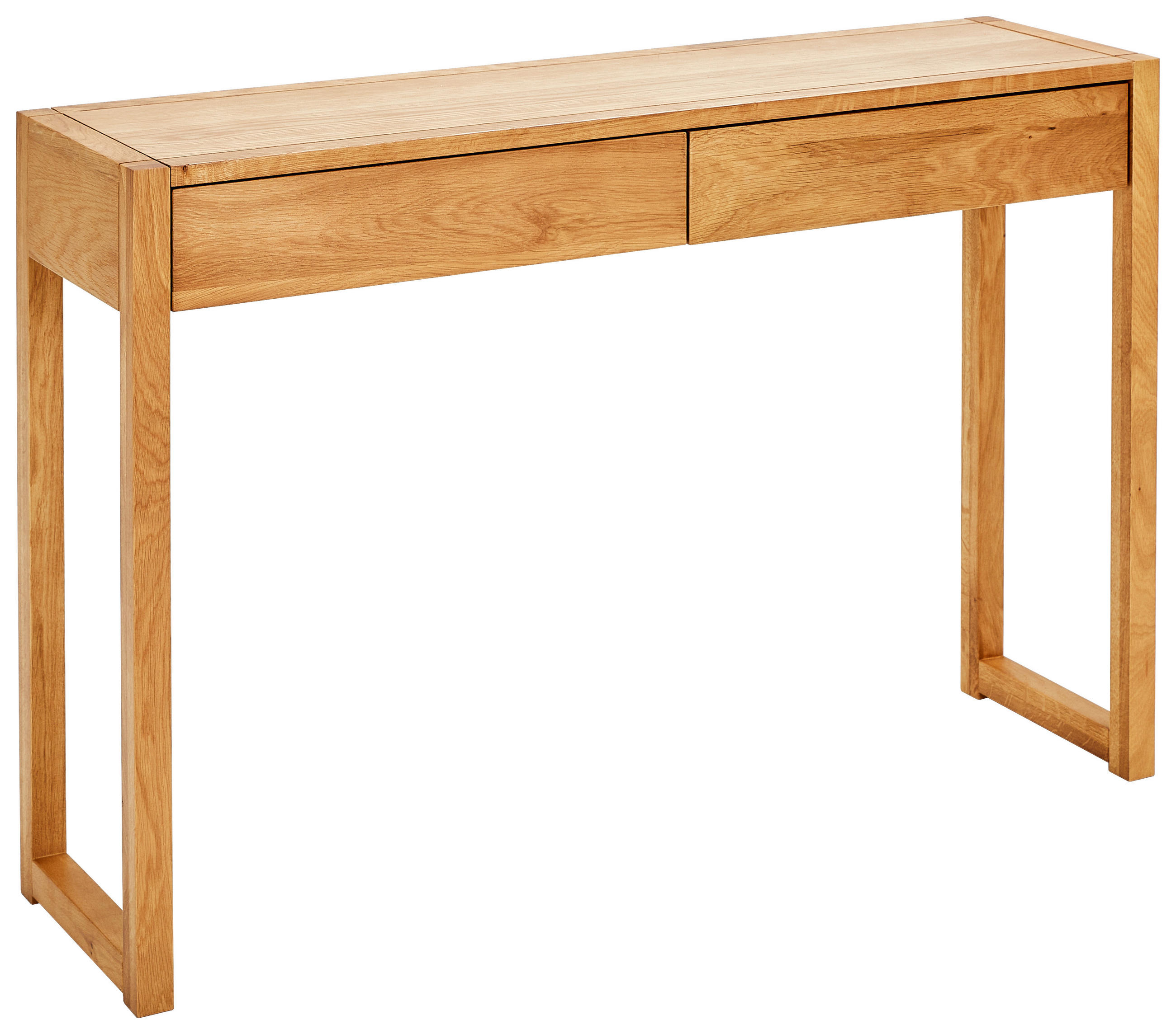 KONSOLENTISCH massiv, furniert Naturfarben  - Naturfarben, KONVENTIONELL, Holzwerkstoff (120/33/80cm) - MID.YOU