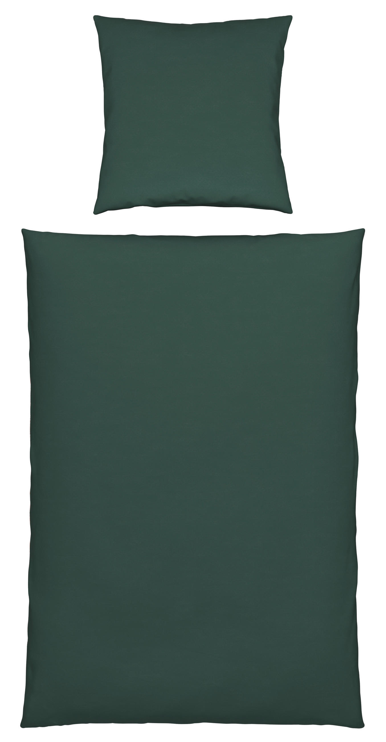 BETTWÄSCHE 135/200 cm  - Dunkelgrün, Textil (135/200cm) - Esposa