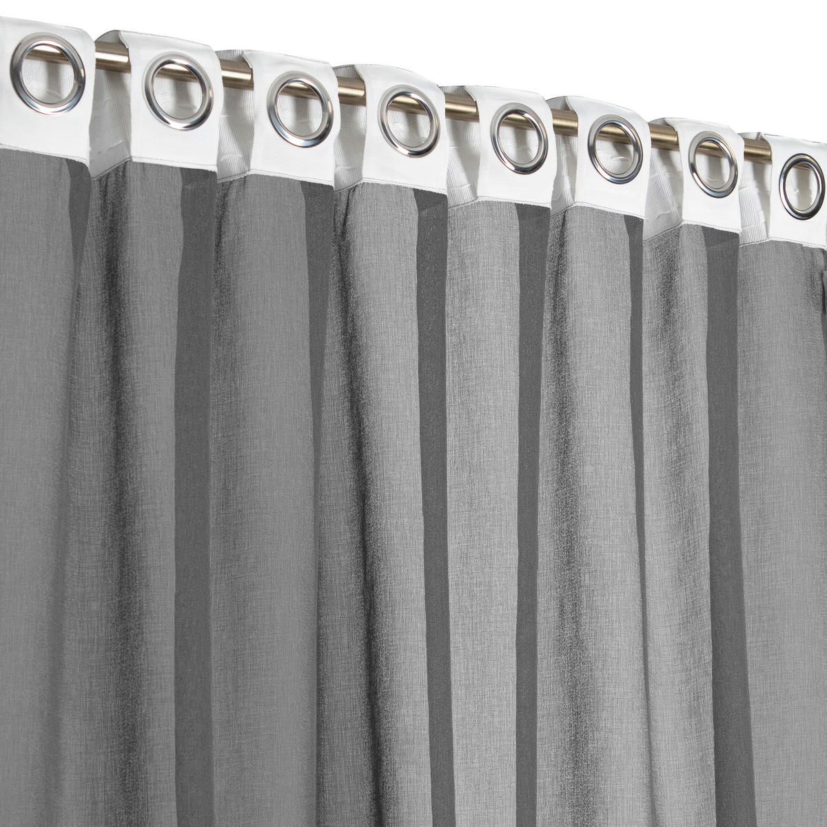 FERTIGVORHANG  halbtransparent   140/240 cm  - Dunkelgrau, Basics, Textil (140/240cm)