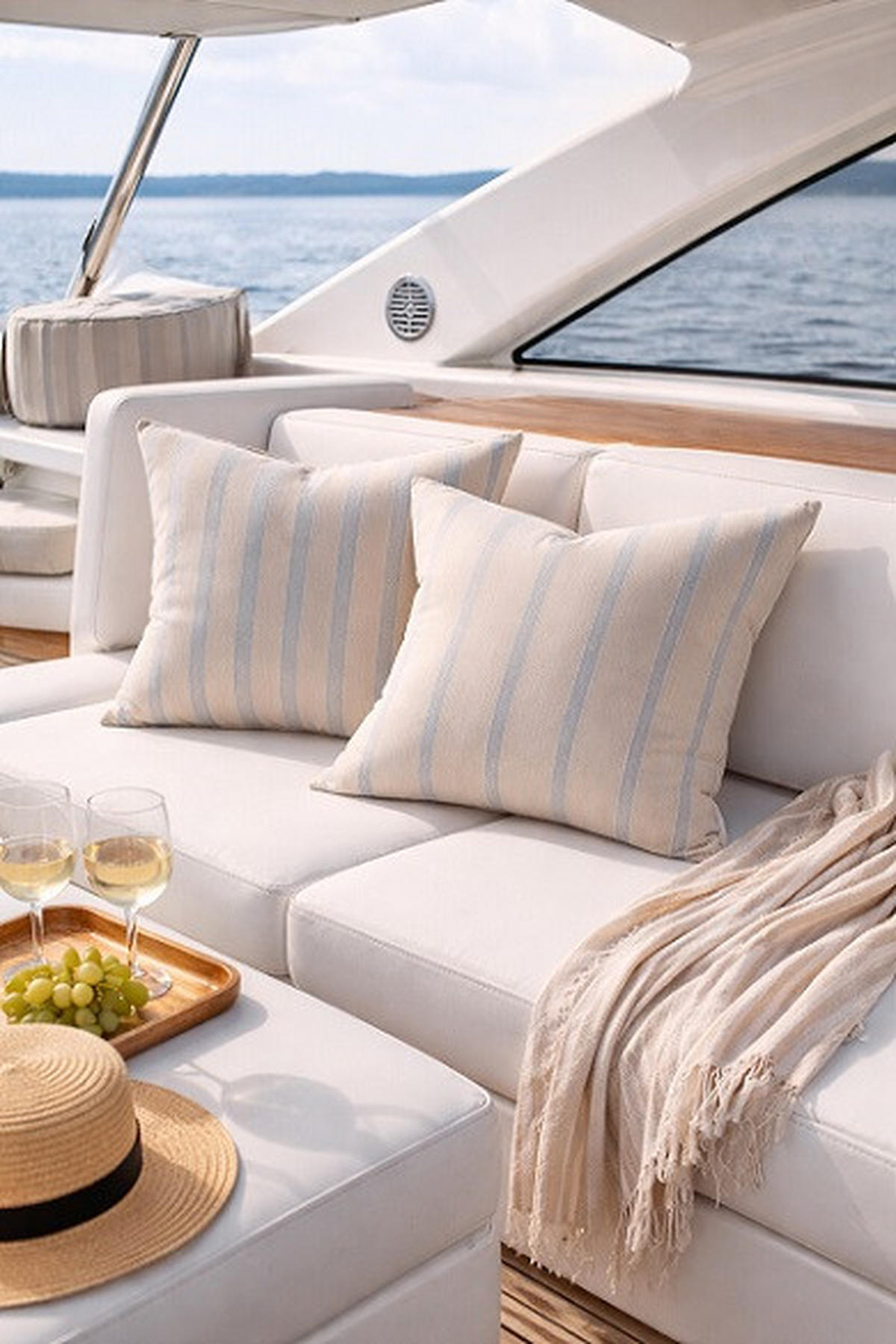 OKRASNA BLAZINA  AMIRAL    40/40 cm         - večbarvno, Basics, tekstil (40/40cm)