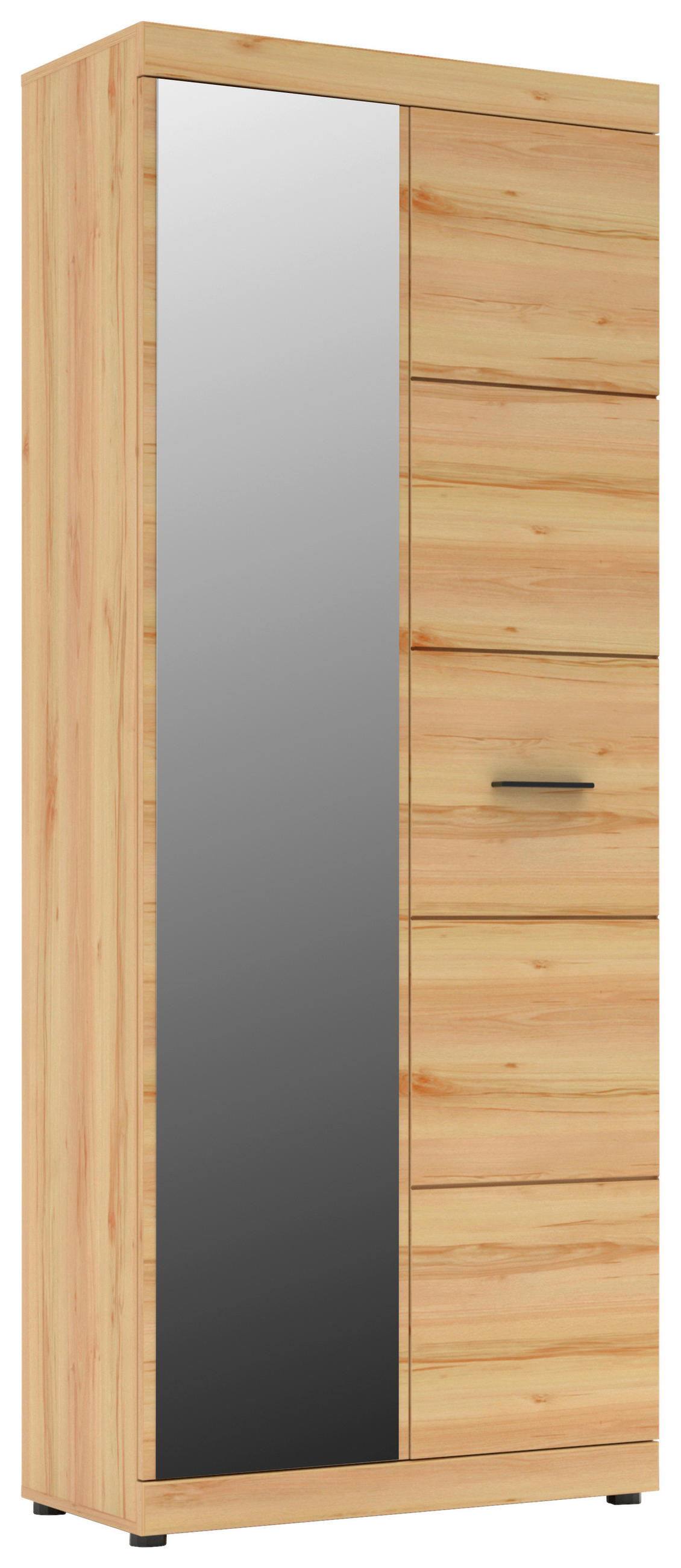 PREDSIEŇOVÁ SKRIŇA, farba buka, 80/200/40 cm - farba buka/čierna, Konventionell, kov/kompozitné drevo (80/200/40cm) - Cantus