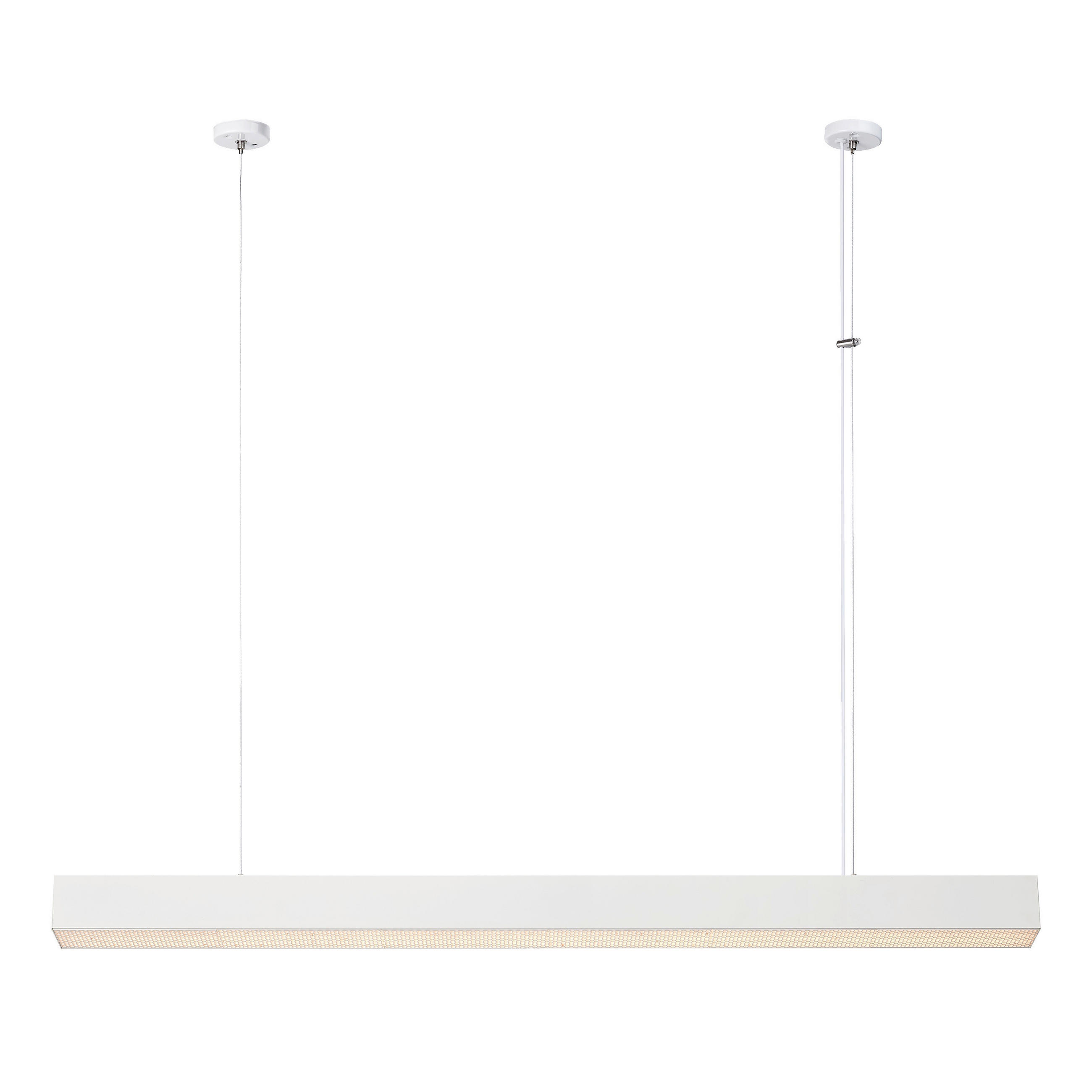 LED-HÄNGELEUCHTE Mira 120/120/6 cm  - Weiß, Design, Metall (120/120/6cm)