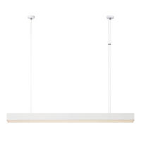LED-HÄNGELEUCHTE Mira 120/120/6 cm  - Weiß, Design, Metall (120/120/6cm)