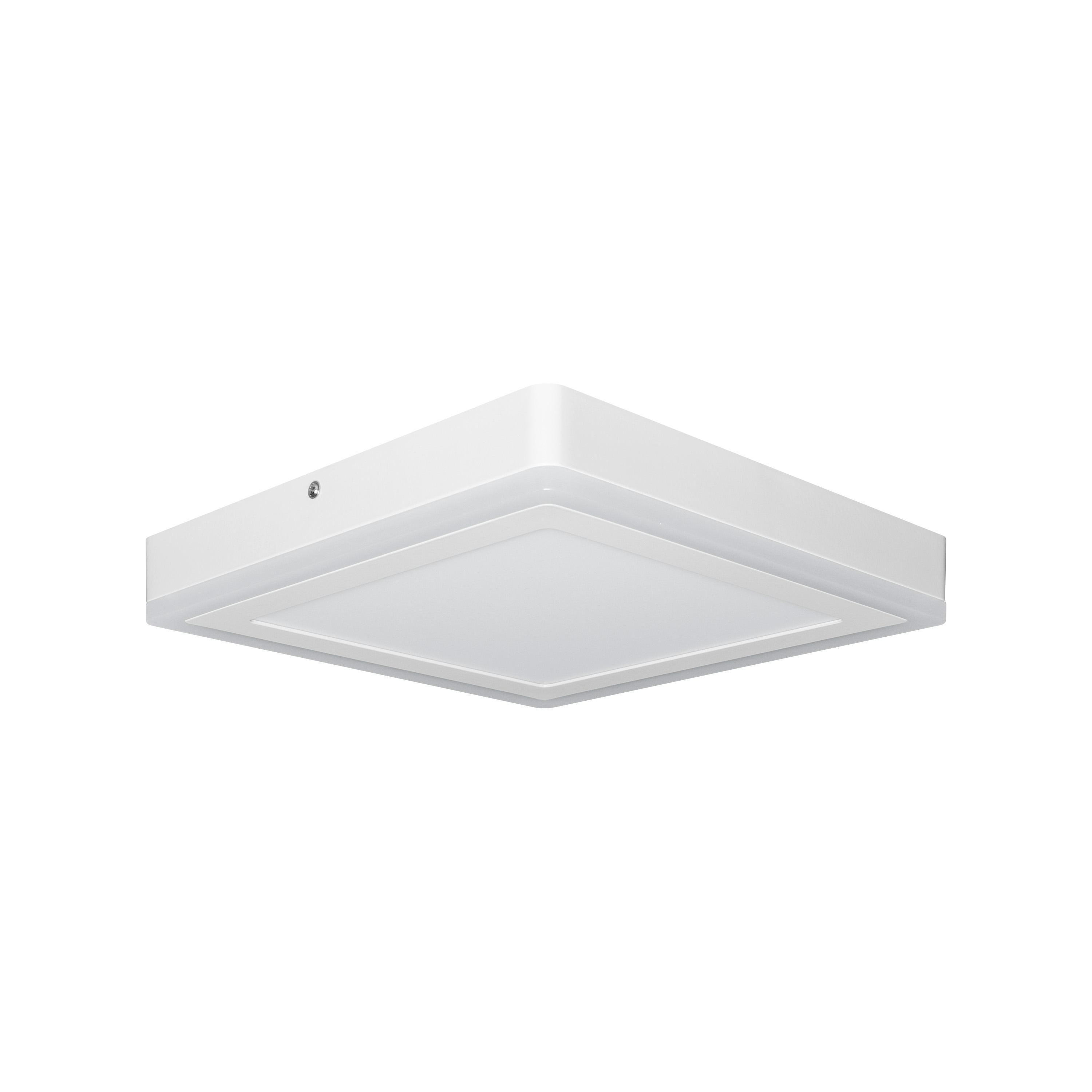 LED-DECKENLEUCHTE LED Click White SQ  - Weiß, Basics, Kunststoff/Metall (29,6/29,6/4,5cm) - Ledvance