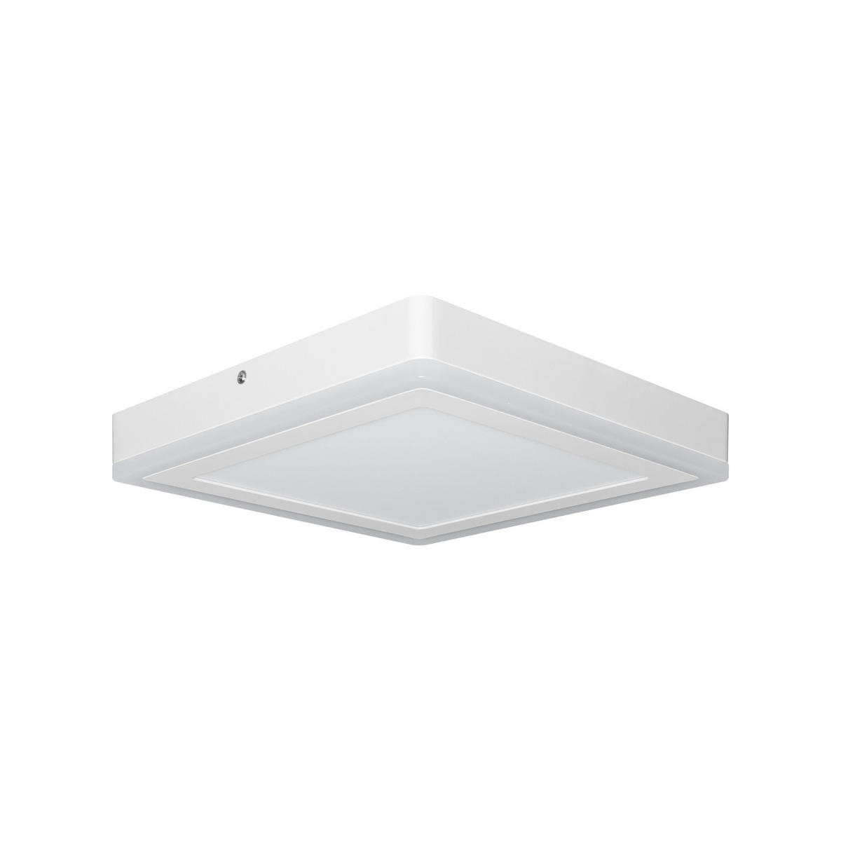 LED-DECKENLEUCHTE LED Click White SQ 29,6/29,6/4,5 cm   - Weiß, Basics, Kunststoff/Metall (29,6/29,6/4,5cm) - Ledvance