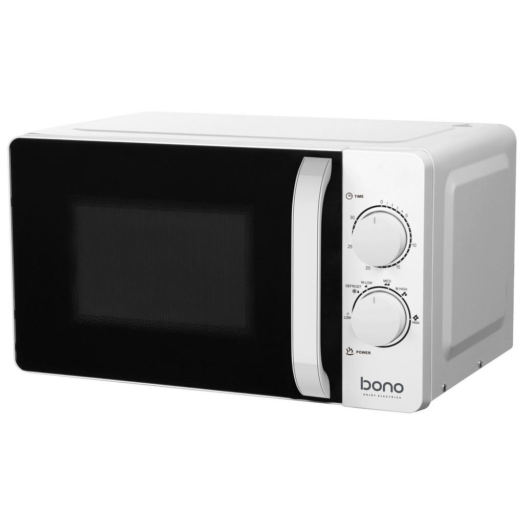 Mikrowelle Madison Schwarz / Weiß 700 W 6 Leistungsstufen